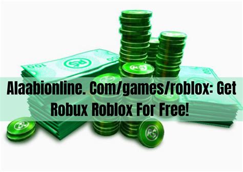 Alaabionline. com/games/robux Free On Roblox - Hardifal