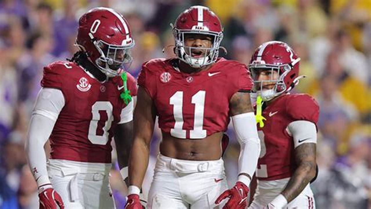 Alabama Linebackers 2025