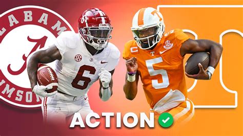 Alabama and Tennessee face off in highly anticipated football showdown