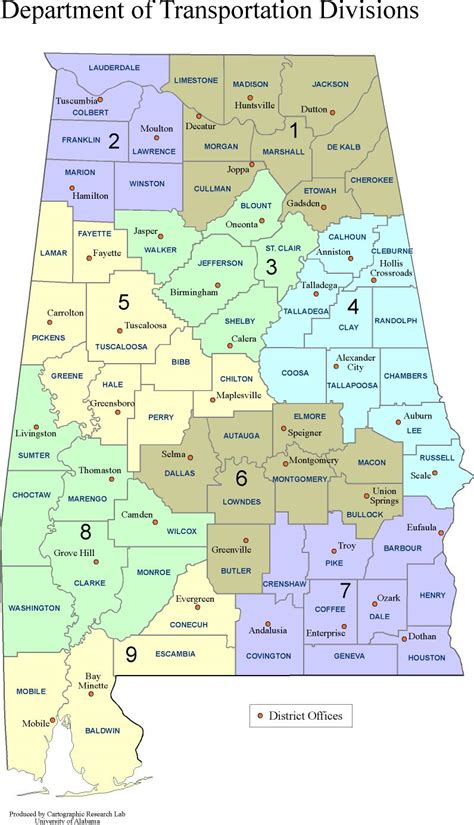Alabama State Railroad Map Printable Map
