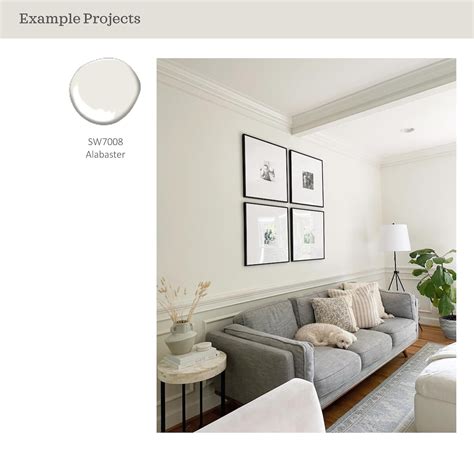 Stunning Alabaster paint color for a sophisticated makeover