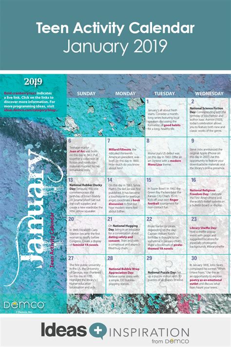 Alachua Library Activities Calendar for Teens