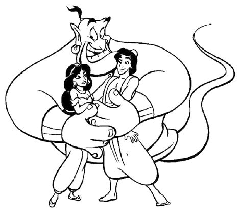 Disney Coloring Pages Aladdin at Free printable