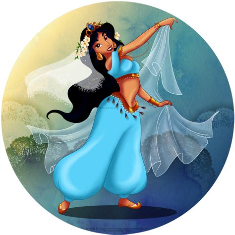 Aladdin and Jasmine Dancing