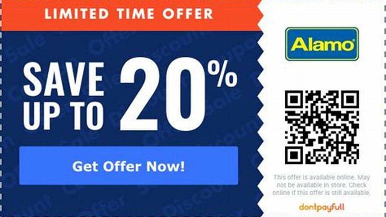 Alamo Rental Discount Code 2024