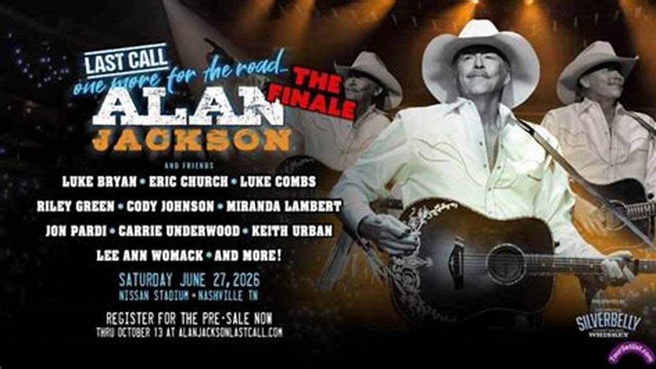 Alan Jackson Concert Tickets 2024 Lok
