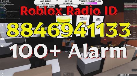 Alarm Roblox Radio Codes/IDs - YouTube