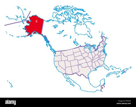 Alaska Karte Usa
