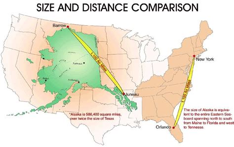 The United States of America From Alaska’s Point of View Brilliant Maps