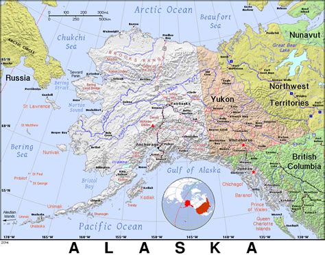 Alaska Map Fotolip