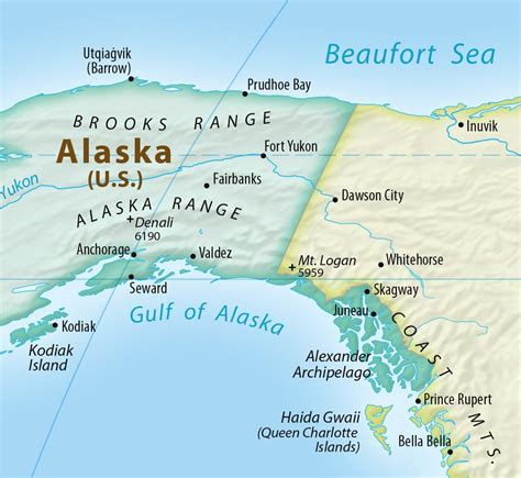 Alaska Map With Cities Zip Code Map