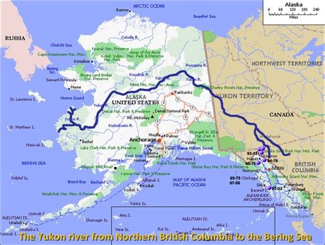 Yukon River Alaska Map Map San Luis Obispo