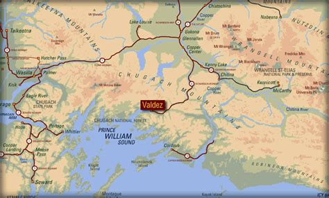 Alaska Maps of cities, towns and highways