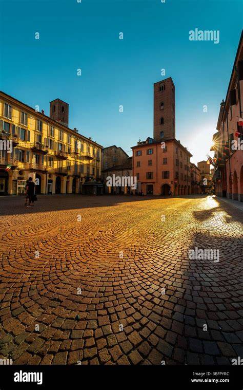 Alba Italy town square