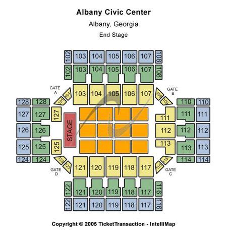 Albany Civic Center Seating Chart