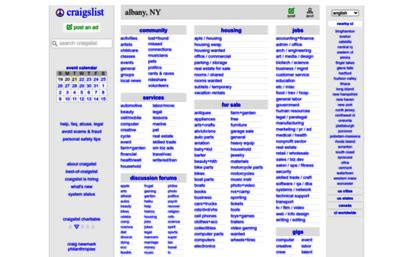 Albany Craigslist The Craigslist Explained