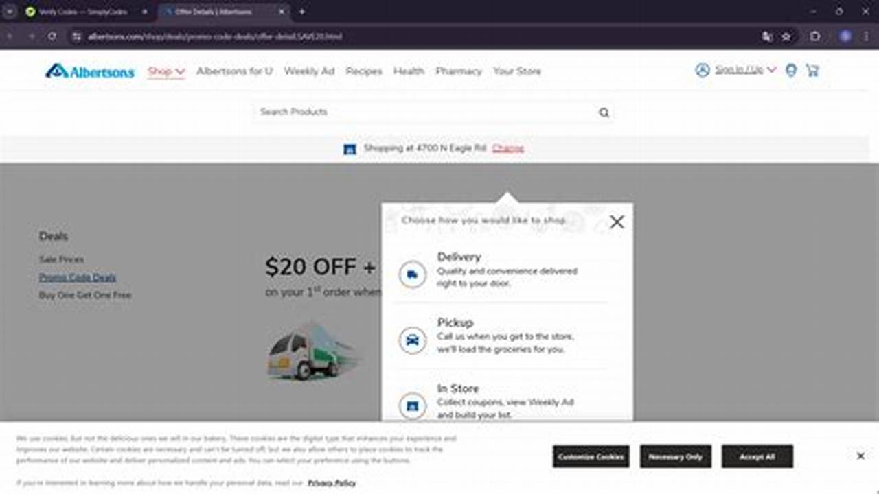 Albertsons Promo Code May 2025