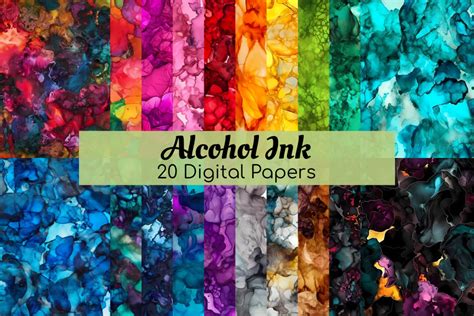 Download Alcohol Ink Digital Papers Commercial Use For Crafts