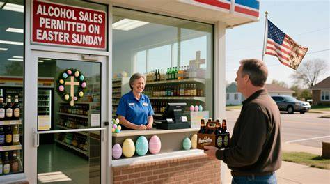 Alcohol Sales Easter