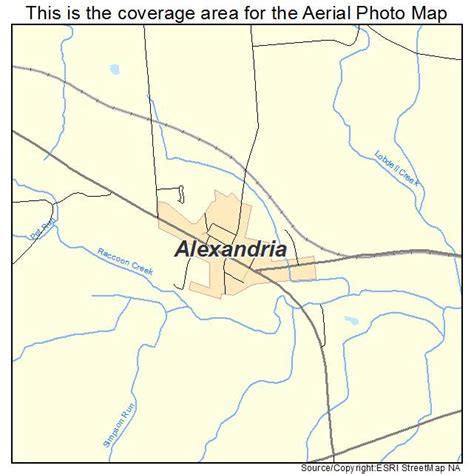 New Alexandria Ohio Street Map 3954012