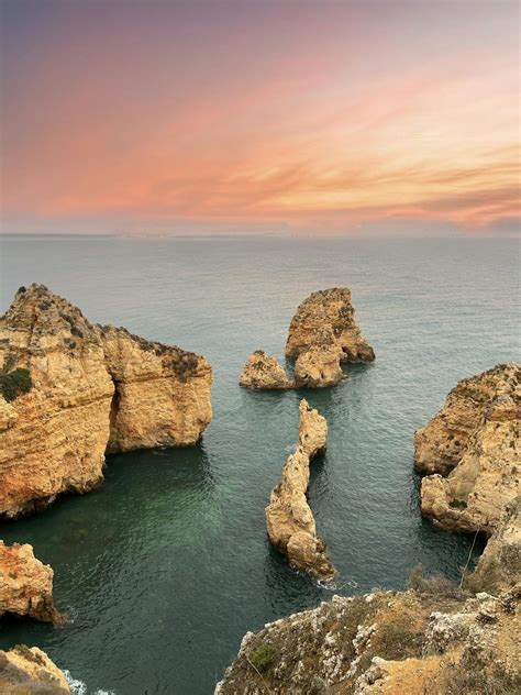 Algarve Coastline Sunset