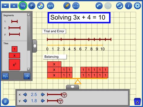 Algebra Tiles Calculator