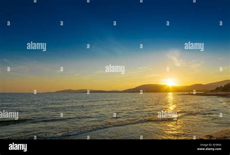 Alghero Coastline Sunset