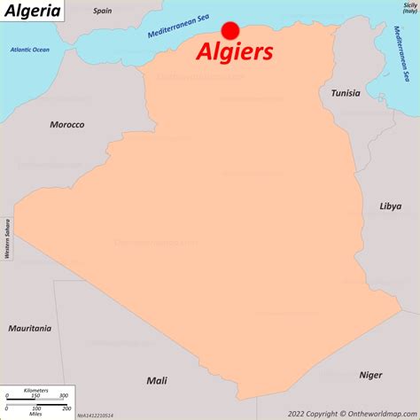 Where is Algiers, Location Map of Algiers