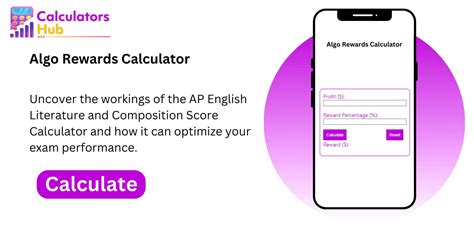 Algo Rewards Calculator
