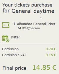 Alhambra Ticket Purchase