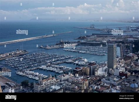 Alicante harbor view