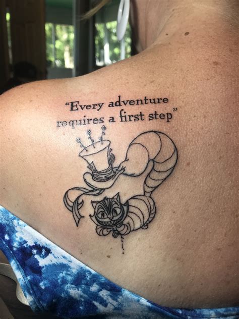 “Every adventure requires a first step” Alice in
