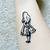Alice In Wonderland Tattoos Small