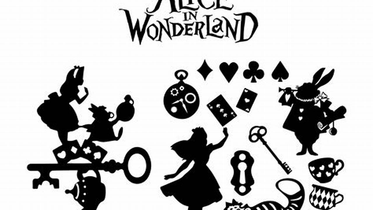 Alice In Wonderland, Free SVG Cut Files