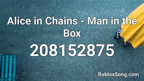 Alice In Chains - Man in the Box Roblox ID - Roblox music codes