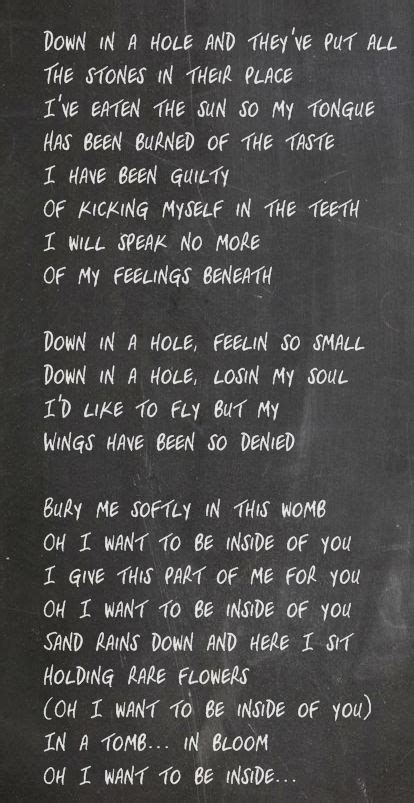 Alice In Chains Down In The Hole Lyrics