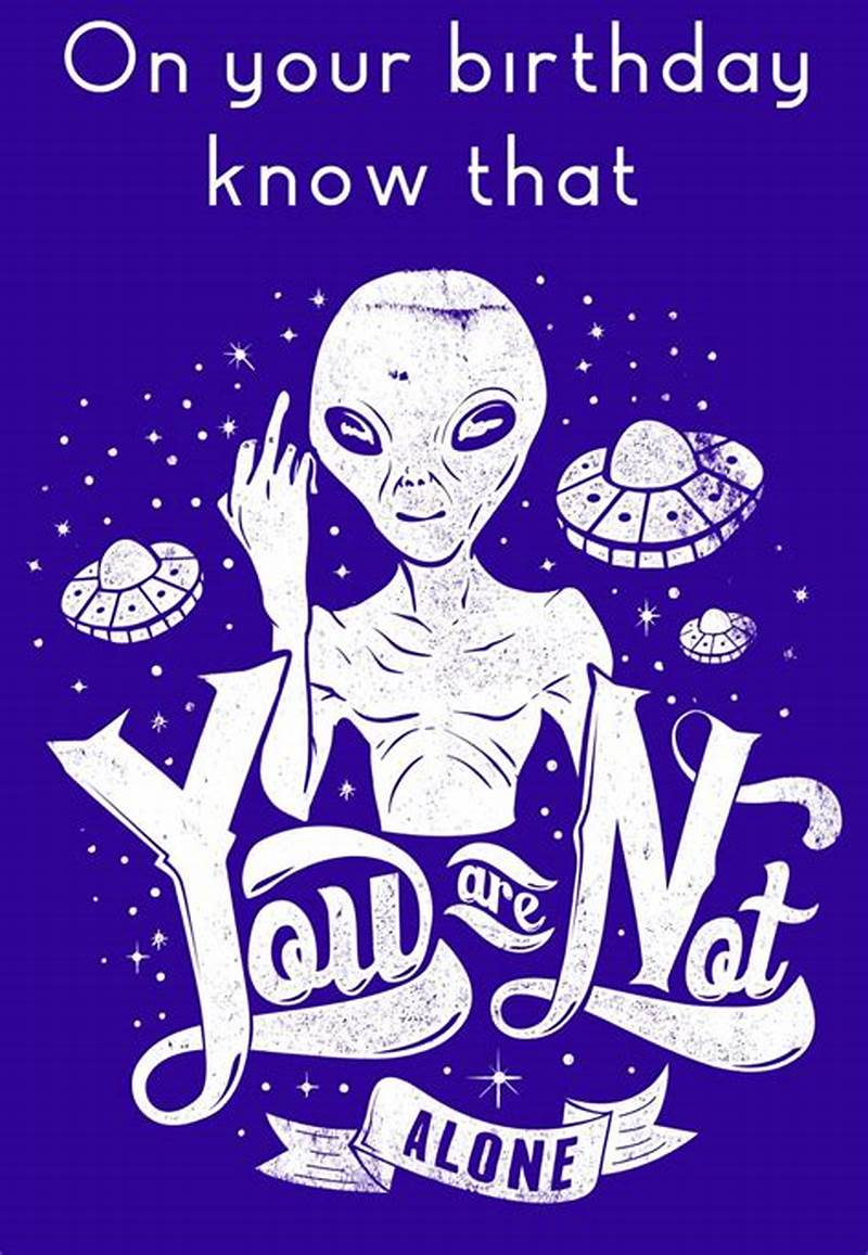 Alien Birthday Card Free Printable