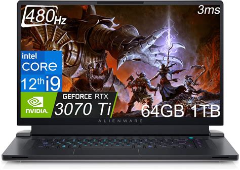 Alienware x17 R2 gaming and graphics