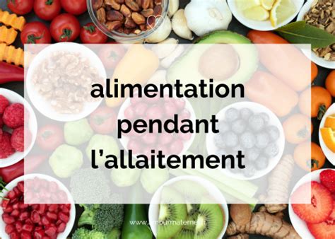 Alimentation Vitamines Allaitement