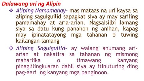 Aliping Saguiguilid Meaning