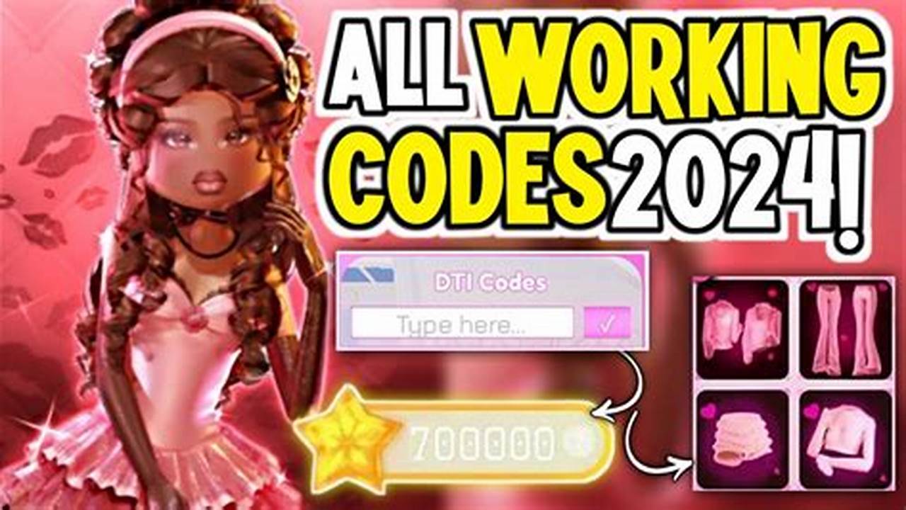 All Dti Codes 2024 Roblox Free