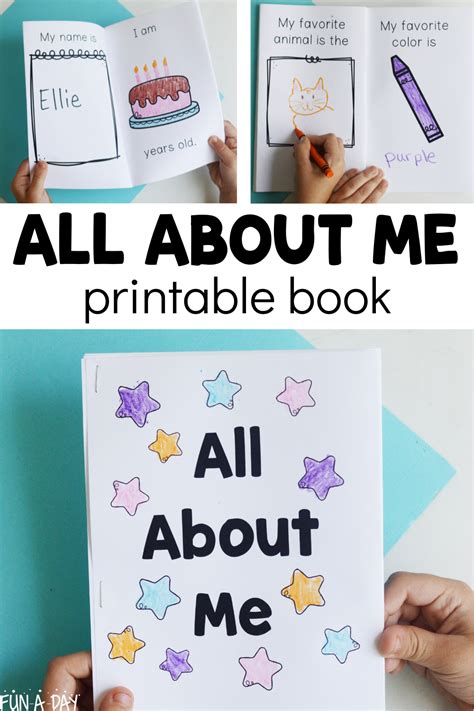 All About Me Book Printable Preschool