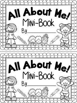 All About Me Mini Book Printable