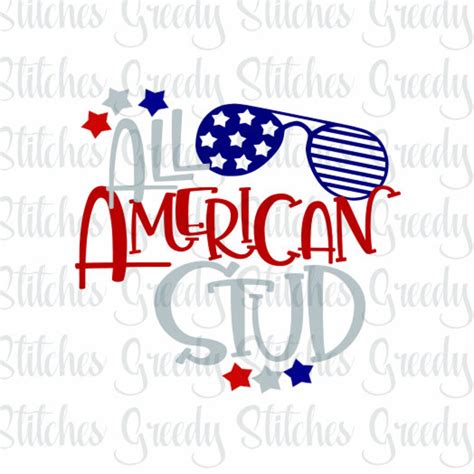 All American Stud - SVG, DXF, EPS Cut File