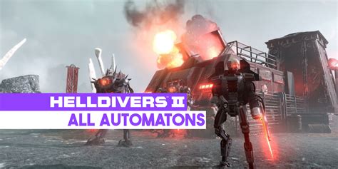 All Automatons in Helldivers 2