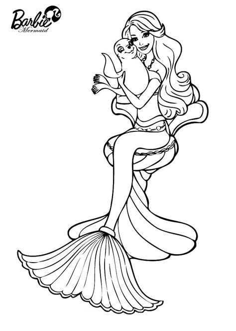 All Barbie Mermaid Coloring Pages Best Coloring Page