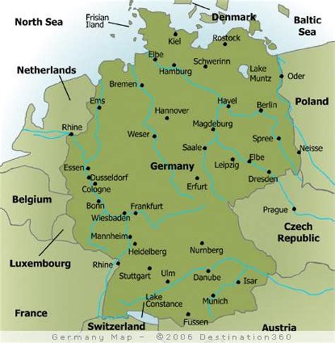 Germany Cities Map and Travel Guide