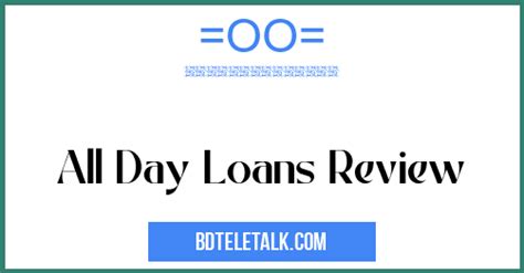 All Day Loans Review