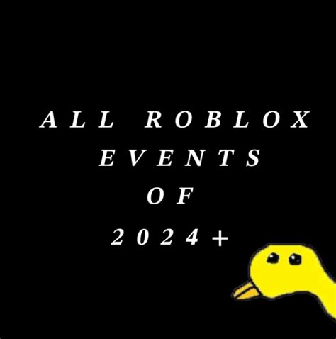 All Events 2024 Roblox