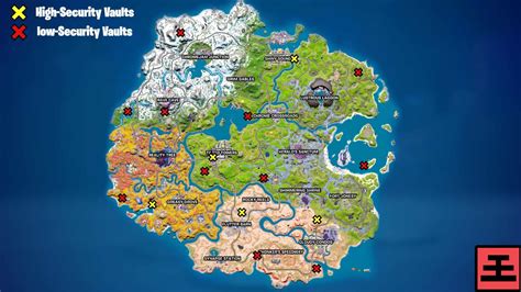 All Fortnite Vault locations